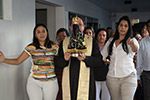 FACIMA recebe visita da imagem Nossa Senhora Aparecida