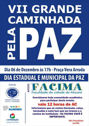VII Grande Caminhada pela Paz