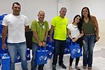 Entrega das cestas natalinas